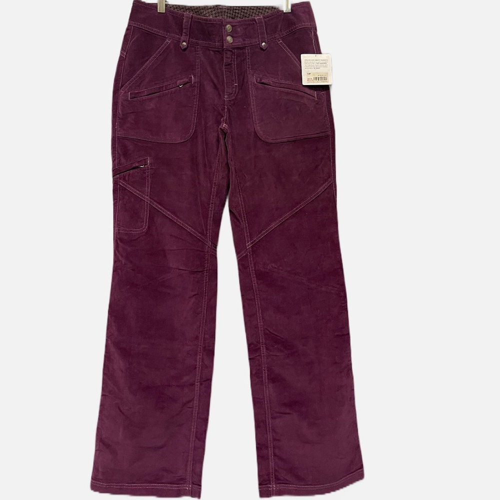 NWT! Athleta Women's Wool Duster Pants CherryWood size 12T